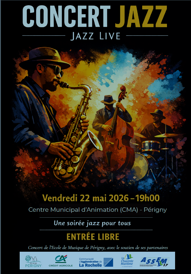 affiche du concert de jazz